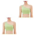 thumbnail image 4 of Minnieouse Sujetador deportivo Fitness Top Gym Outfit Skin Close Sexy Design Elásticos Multipropósito Running Training Ropa Athletic Type7 NO7, 4 of 6
