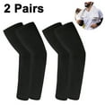 thumbnail image 1 of 2 Paires Manchons de Bras Rafraîchissants de Protection Solaire Compression, 1 of 3