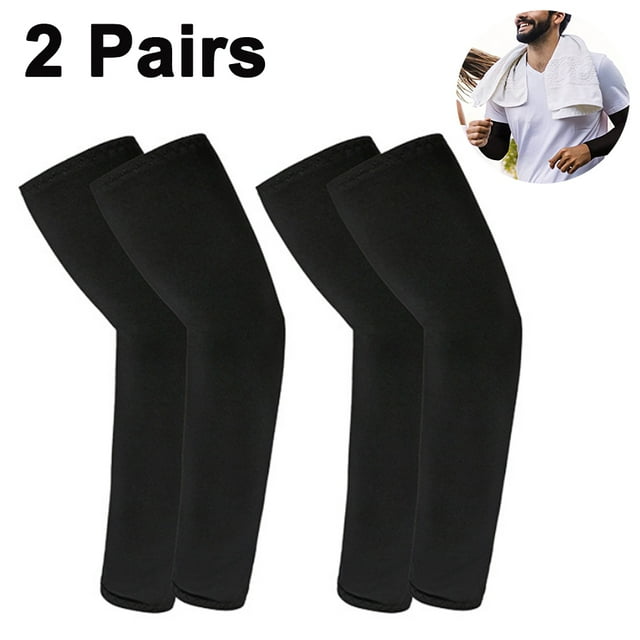 2 Paires Manchons de Bras Rafraîchissants de Protection Solaire Compression