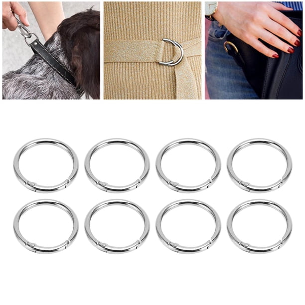 Anillos Tóricos de Resorte 20 Piezas de Hebillas de Resorte Compactas de Cobre Fuerte de 154 Pulgadas de Diámetro 016 Pulgadas de Espesor Amplia Aplicación Llavero Redondo ANGGREK Otros