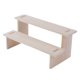 thumbnail image 1 of Soporte de exhibición de madera para escritorio, multifuncional, para joyas 2 capas, 1 of 9