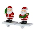 thumbnail image 5 of Northlight Santa Claus Christmas Stocking Holders - 4.75" - Set of 2, 5 of 6