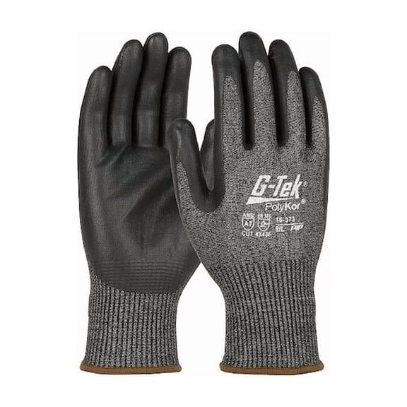 G-Tek Polykor Cut Resistant Glove, Cut Level A7 ,Nitrile ,Foam ,L 12 PK 16-373/L