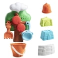 thumbnail image 2 of Summer Savings Clearance! Rciityk Beach Sand Toys for Kids, 8 Pcs Toddlers Sand Castles Toys, Beach Bucket and Shovel, Sand Molds Outdoor Sandbox Toys for Boys Girl Age 3-10, 2 of 8