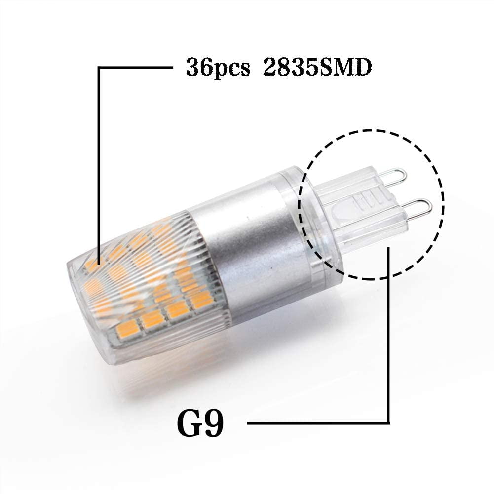 G9 LED Bulb Dimmable 2700K (Warm White) 4W 270LM 36/pcs 2835SMD AC 110V Bi Pin Base Halogen