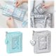 thumbnail image 2 of Refillable 5 Rings Binder Journal Notebook 5 Holes Leather Binder Covers with Refill Paper for Scrapbooking Journaling silver, 2 of 4