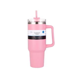 Mainstays 40 oz Pink Double-Wall Insulated Tumbler