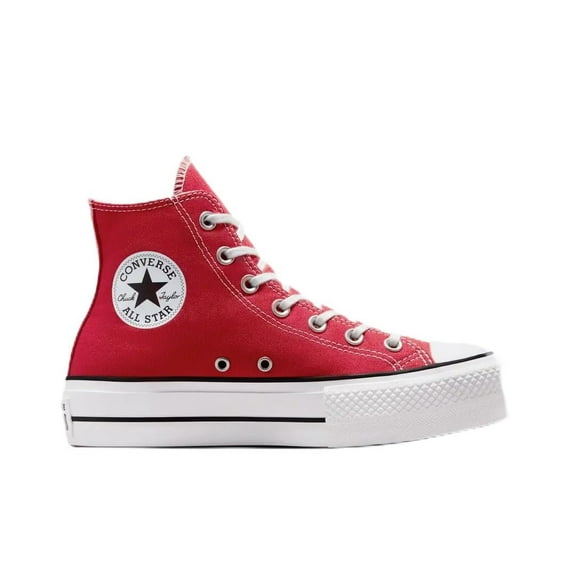 Converse CTAS Lift Platform Hi Womens, Red, Size 7.5