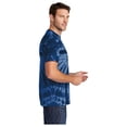 thumbnail image 3 of Port & Company Men's Tie-Dye Cotton Short Sleeve T-Shirt Navy X-Large, 3 of 4