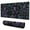 Black Halloween Ghost, variant on Long Mouse Pads for Desk,Black Halloween Ghost Spider Pattern Desk Mats on Top Of Desks, Desk Mouse Pad Extra Large with 3mm Non-Slip Base and Stitched Edge for Gaming,Office,Work,Home 47.3"x23.6"