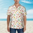 thumbnail image 4 of Haiem Dessert Printed Hawaiian Shirt for Men - Men’s Casual Beach Summer Shirts - Stretch Fabric with Modern Fit-3X-Large, 4 of 9