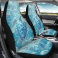 thumbnail image 4 of XYZCANDO Car Seat Covers Turtle Pattern 2pcs Vehicle Seat Covers Easy to Install SUV Van Truck Waterproof Comfortable Car Front Seat Covers, 4 of 10