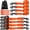 Orange, variant on Ratchet Tie Down Straps Set  - 4  4400 LB Break Strength, 10 FT Tie Down Strap Ratchet with Safety Lock S Hook, 1.5 in Cargo Straps for , , Moving, Trailer, ATV - Orange