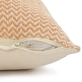 thumbnail image 3 of Laddha Home Designs Geometric Loomed Rectangular Cotton Throw Pillow Cover - 20" - Cream and Orange, 3 of 9