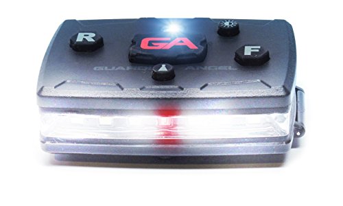 Guardian Angel Elite Safety Light – Rechargeable Magnetic LED For Police, Fire, EMS. Red/Blue/White Front & Rear.