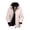 Pink, variant on 3-in-1 Waterproof Windproof Outdoor Jacket for Women, Detachable Liner, Hooded Color Block Warm Coat, 1 Piece, S-XXXL, Plus Size Friendly