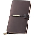 thumbnail image 1 of Leather Journal Refillable Travelers Notebook, Antique Handmade Leather, 1 of 5