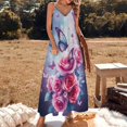 thumbnail image 2 of Enchanting Rose Sleeveless Dress Dresses Summer Elegant Dresses for Women Long Dress, 2 of 5