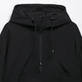 thumbnail image 3 of WEIYLL Womens Fall Tops Plus Size Windproof Rainproof Hooded Lightweight Coat Adjustable Drawstrings Black Ladies Fall Blouses ,L, 3 of 8