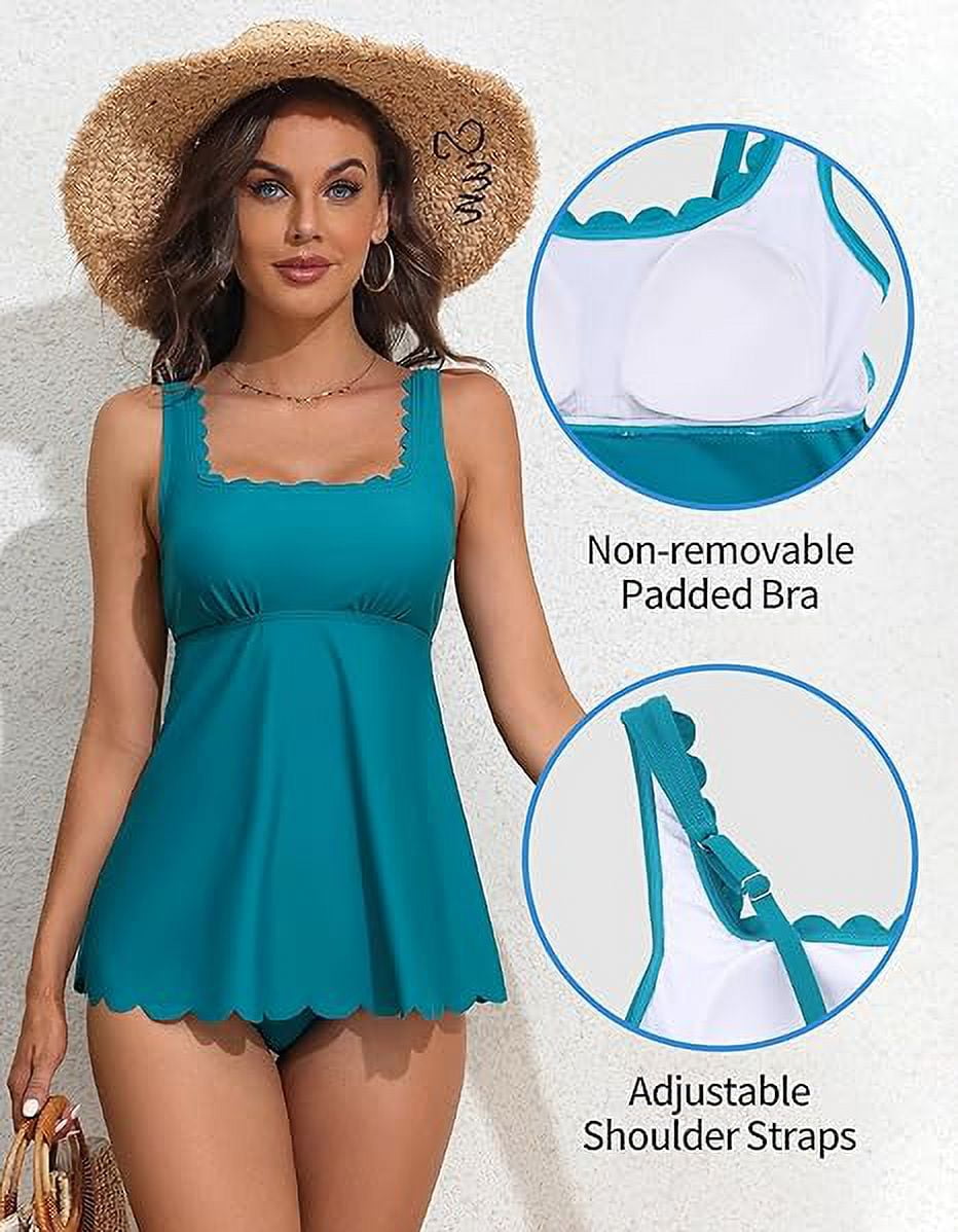 tummy control swim top