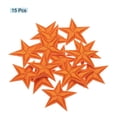 thumbnail image 3 of Parche bordado de 5 estrellas pequeño de Uxcell para ropa 1.14x1.14" Paquete de 15 Naranja, 3 of 7