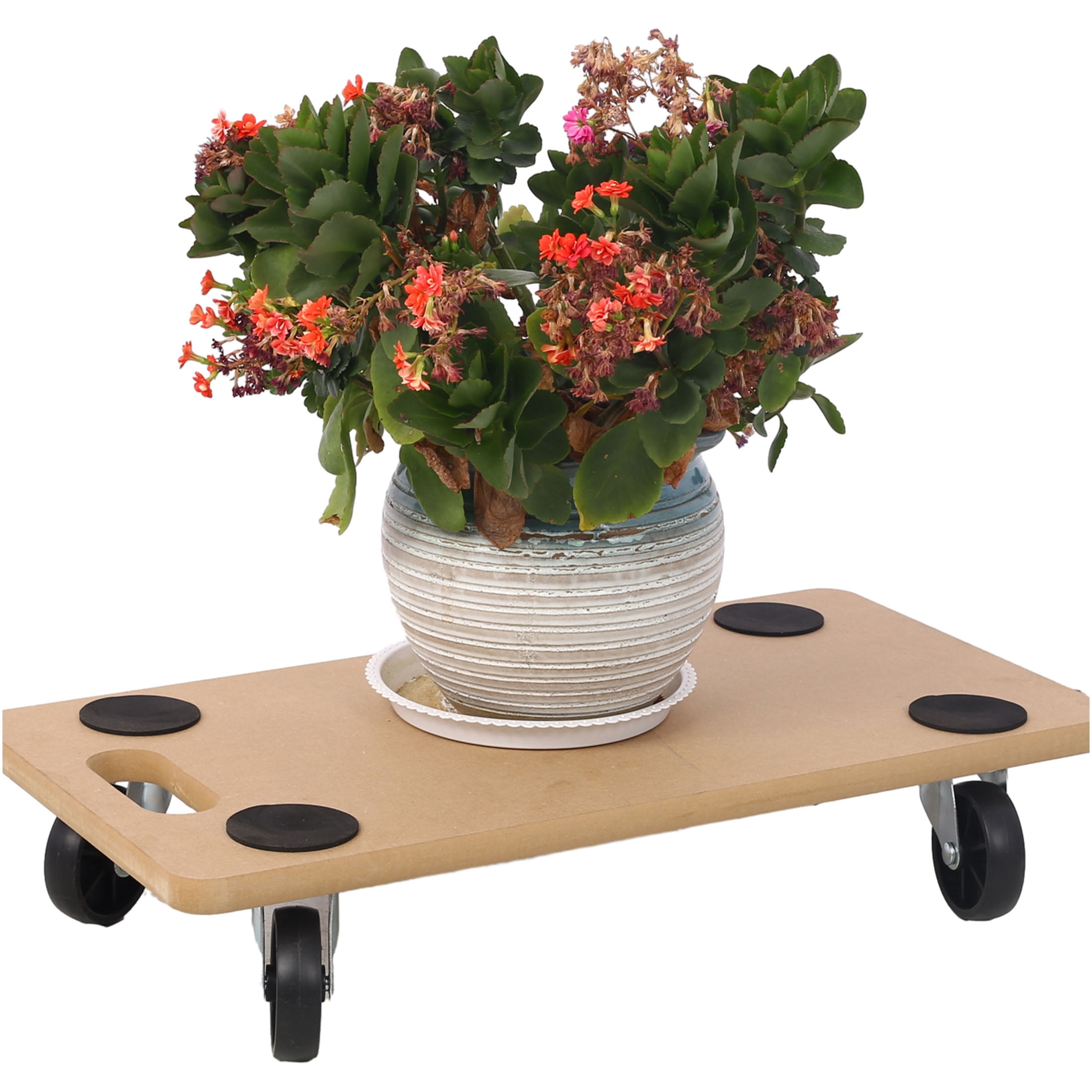 JERFIT Heavy Duty Furniture Dolly Mover with Wheels, 2-Pack 500lb Capacity Wood Moving Platform for Appliances, Piano, Couch