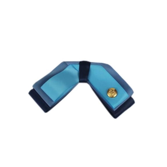 Panda Superstore  Womens Formal Wear Professional Neckties - Gold Buckle Blue