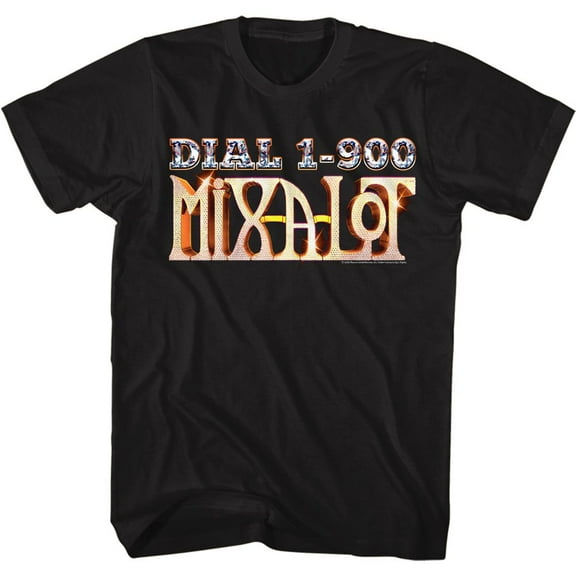 Sir Mix-a-Lot Dial 1-900 Black Adult T-Shirt