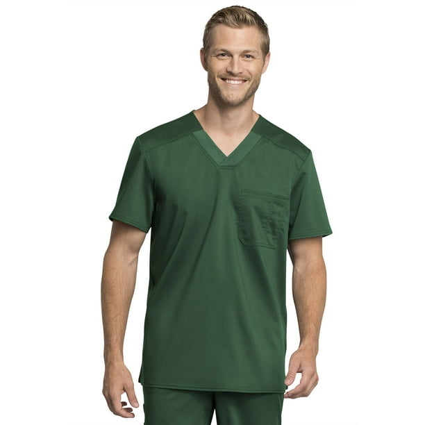 Cherokee - Cherokee Workwear Revolution Tech Scrubs Top for Men V-Neck ...