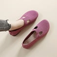 thumbnail image 5 of AUDeals Women’s Soft Sole Walking Shoes Breathable Non Slip Casual Orthopedic Shoes for Middle Aged and Elderly (Purple, 6), 5 of 8