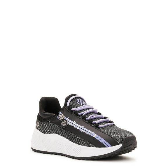 Justice Little Girl & Big Girl Athletic Side Zipper Sneakers, Sizes 13-4