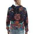 thumbnail image 7 of Kdxio Cosmic Garden Woman Portrait Print Womens Oversized Hoodies Sweatshirts Hooded Pullover Tops Sweaters Casual-Medium, 7 of 7