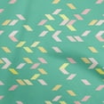 thumbnail image 1 of oneOone Cotton Poplin Green Fabric Geometric Sewing Material Print Fabric By The Yard 56 Inch Wide-UA, 1 of 6