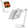 thumbnail image 1 of Tablet Stand,Tightness Adjustable 360°Rotatable Multi-Angle Eye-Level Aluminum Solid Long Arm Tablets Stands for iPad Pro Air,Microsoft Surface Pro 3/4/5/6/7/X,Samsung Galaxy Tabs,Kindle,etc, 1 of 6