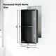 thumbnail image 3 of Yeshouse Nicho de ducha de acero inoxidable de 12 × 24" - Organizador de doble estante, nichos de pared empotrados para almacenamiento, no requiere azulejos, estante de ducha para baño, 3 of 6
