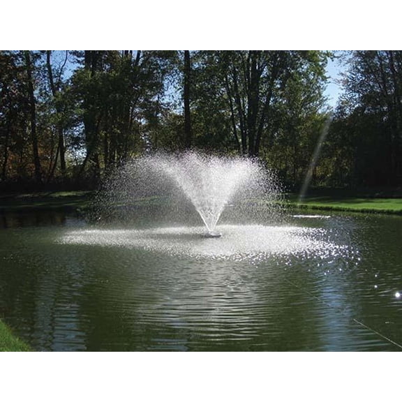 EasyPro PVC Fountain Wide Umbrella NOZZLE w/ 2" MPT Inlet and 4" stem.