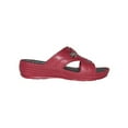 thumbnail image 3 of Women's Low Heel Slip On Sandal, Red, 3 of 5