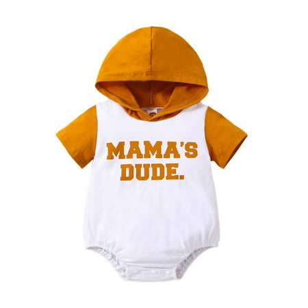 

adviicd Boy Baby Clothes Baby Bodysuit Dress Babies Short-Sleeve Side Snap Bodysuit White 0-6 Months