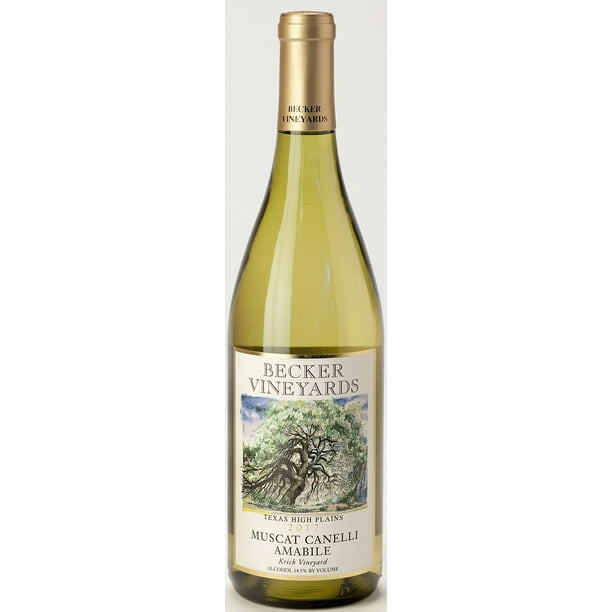 Becker Estate Muscat Canelli Amabile Wine, 750 mL