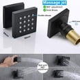 thumbnail image 6 of Xianers Shower Faucet Set Shower Head Sets For Bathroom Tub Shower Faucet Set Rainfall Shower System Showers For Bathroom High-Pressure Luxury Experience For Women Men biological, 6 of 9