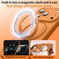 thumbnail image 2 of Case For IPhone 17 Pro Max/17 Pro/17 Air/17, Magnetic Ring Holder Soft Shell Ultra Thin Silicone Cover Silicone Wireless Charging Case, 2 of 6