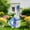 B, variant on Floral Porch Goose Outfit with Bonnet, Fits 23-28" Concrete Lawn Goose Statue