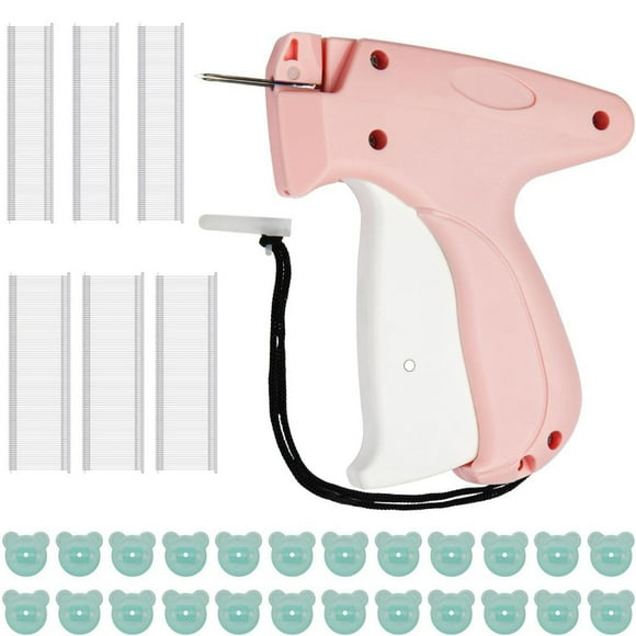 Tagging Gun Kit with 1100 Barbs Fasteners and 100 Bottoms, Price Tag Gun for Clothes