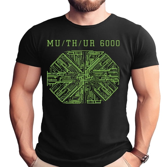 Alien MUTHUR 6000 Compter Adult T-Shirt-Medium