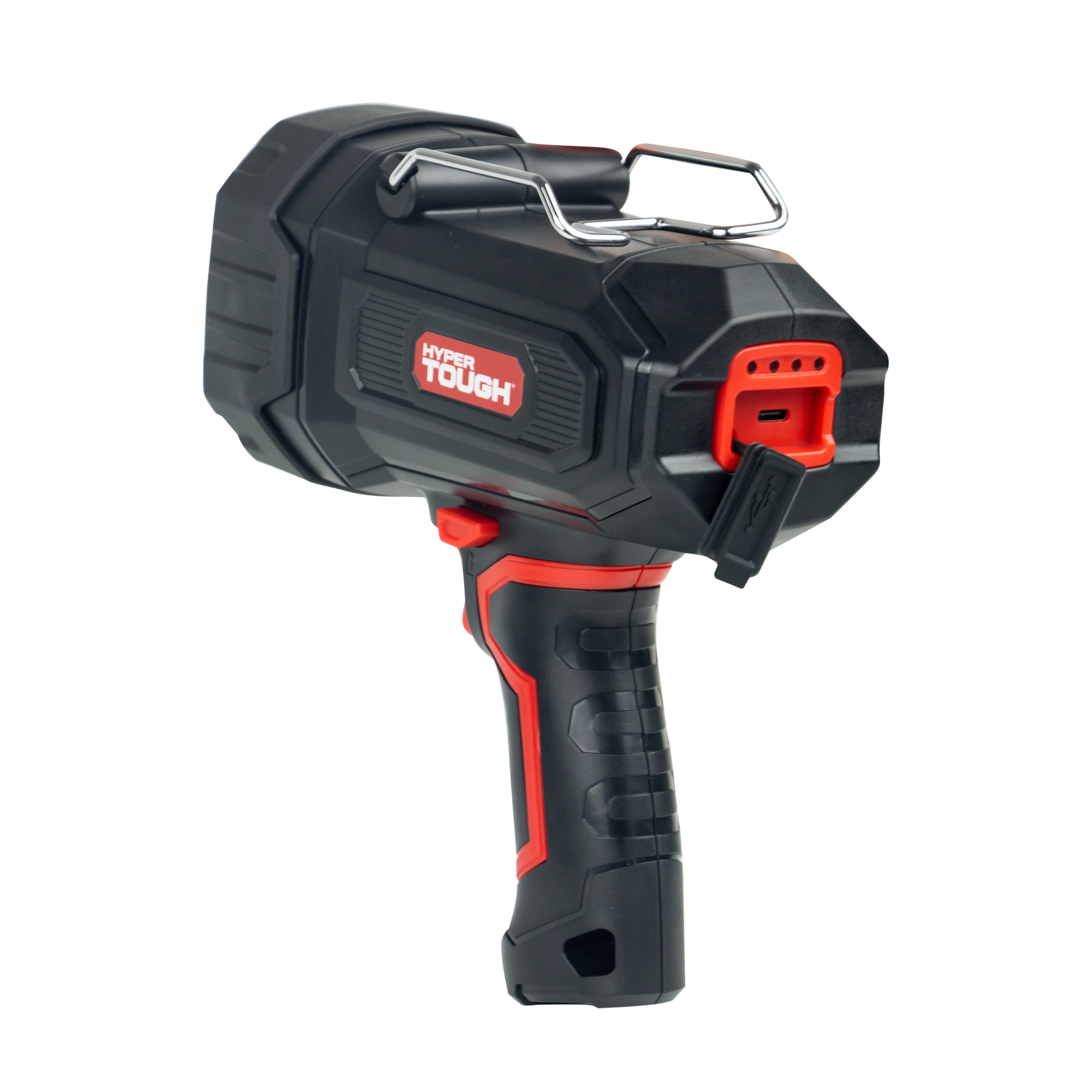 (2 pack) Hyper Tough 500LM Rechargeable LED Spotlight With Built-in 2000mAh Lithium-Ion Battery For Hands-Free Use