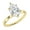 Yellow Gold, variant on Collection IGI Certified 2.00 Carat Pear Shape Lab Grown White Diamond Sparkling Solitaire Engagement Ring for Women in 14K Solid White Gold, Size 7