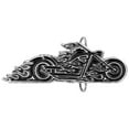 thumbnail image 1 of Small Flaming Bike Belt Buckle, 1 of 1