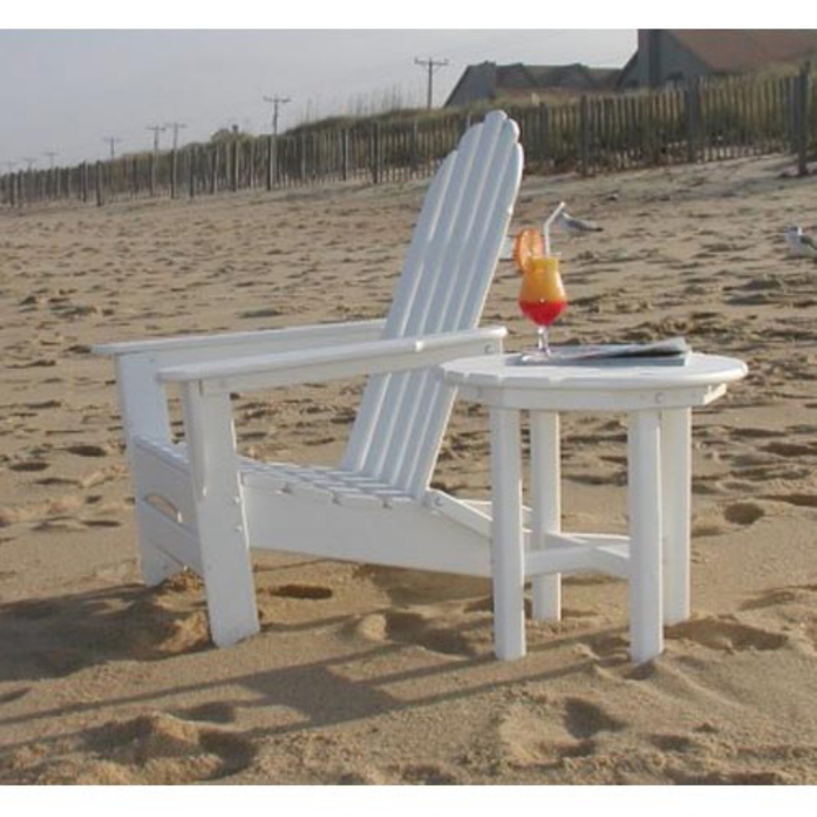 POLYWOOD&reg; Classic Recycled Plastic Foldable Adirondack Chair - image 3 of 11