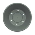 thumbnail image 5 of Bloem Terra 12" Round Plastic Planter with Drainage Holes - Indoor/Outdoor, 2 Gallon Capacity, Lightweight Garden Pot, Basil, 4-Pack, 5 of 7