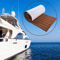 thumbnail image 4 of Hoja de cubierta de barco EVA, suelo marino antideslizante para yate, alfombra marrón NikouMX Deportes, 4 of 8
